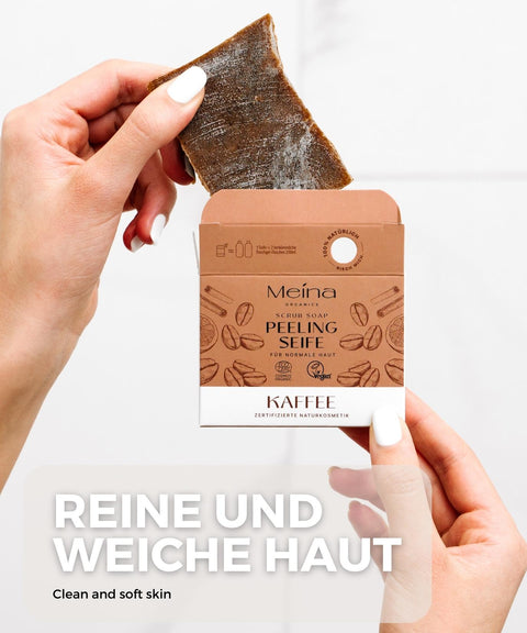 Peeling Seife mit Kaffee