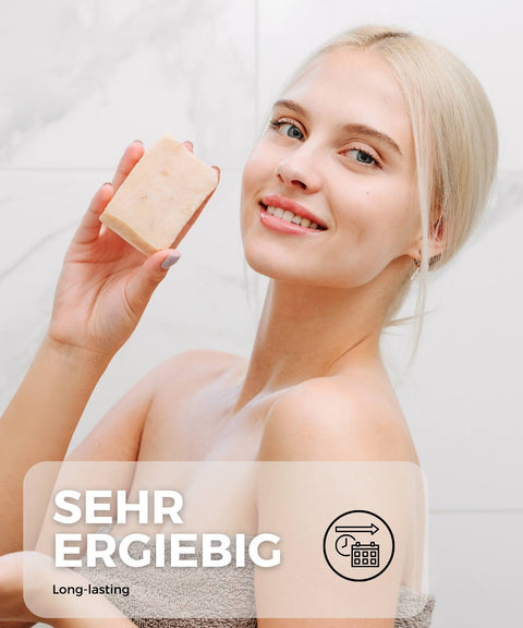 Peeling Seife mit Lavendel und Haferflocken