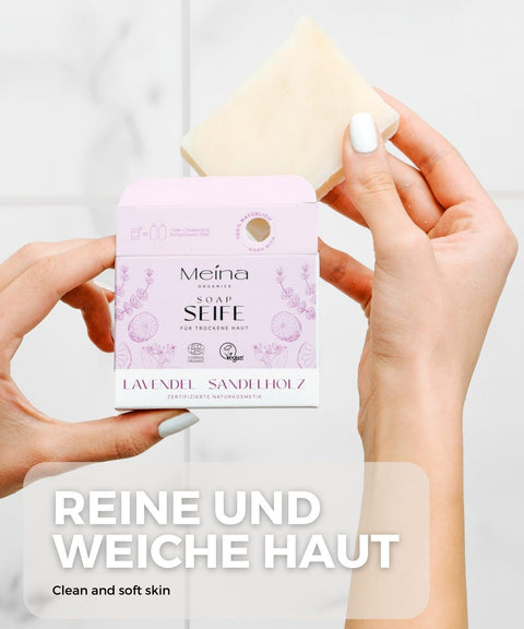 Sandelholz Seife mit Lavendel