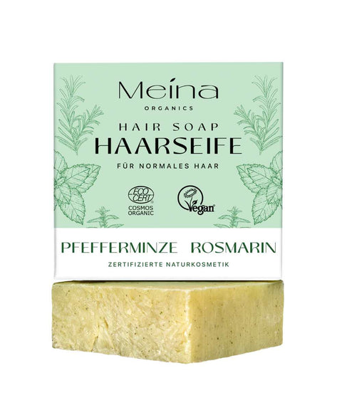 Haarseife mit Pfefferminze und Rosmarin